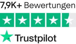 Trustpilot 7,9K+ Bewertungen